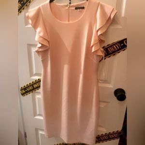 Baby Pink Tommy Hilfiger Form Fitting Dress
